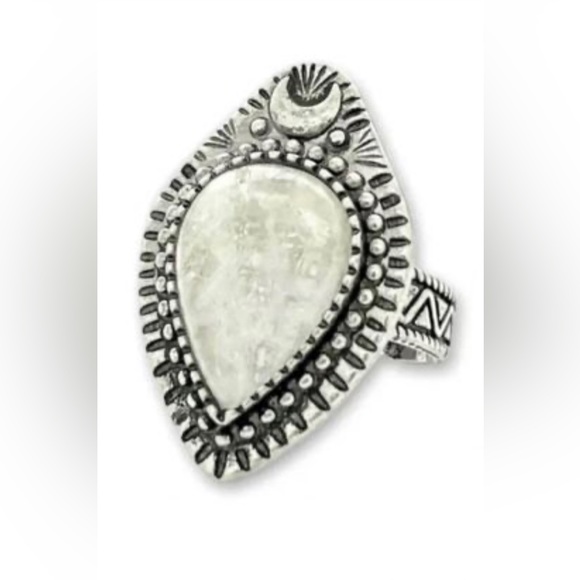 Adjustable Clear Quartz Moonlight Ring By Hiouchi Jewels - Picture 1 of 8